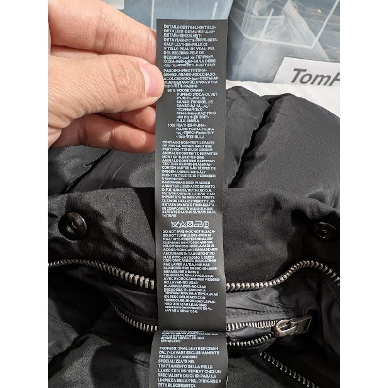 Tom Ford o1rshd1 Long Down Gilet in Black Size US L / EU 52-54 / 3 - 19 Thumbnail