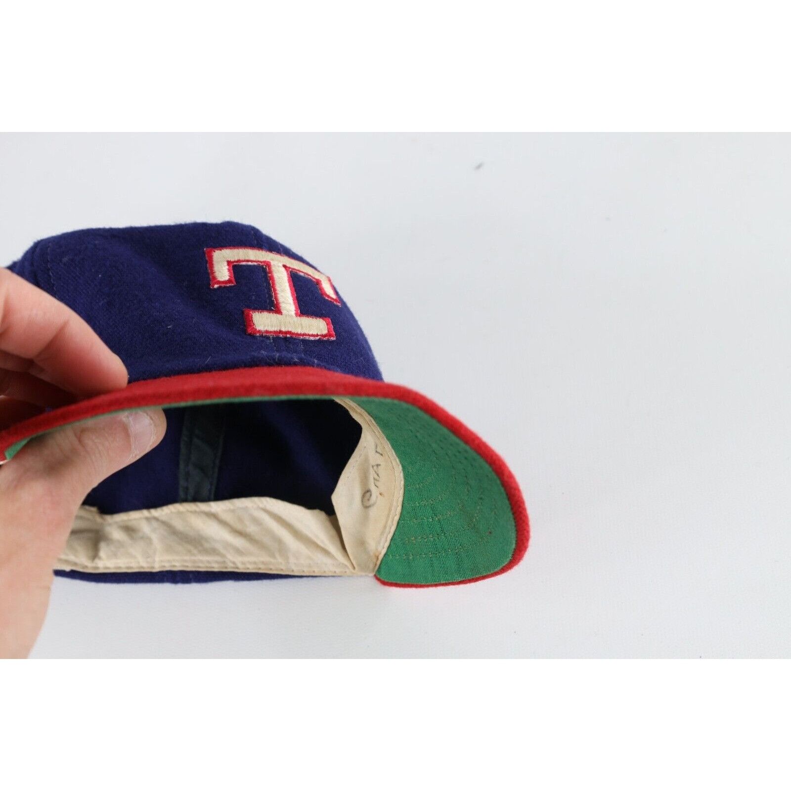 Vintage Vintage 70s Distressed Wool Texas Rangers Baseball Hat Size ONE SIZE - 8 Thumbnail
