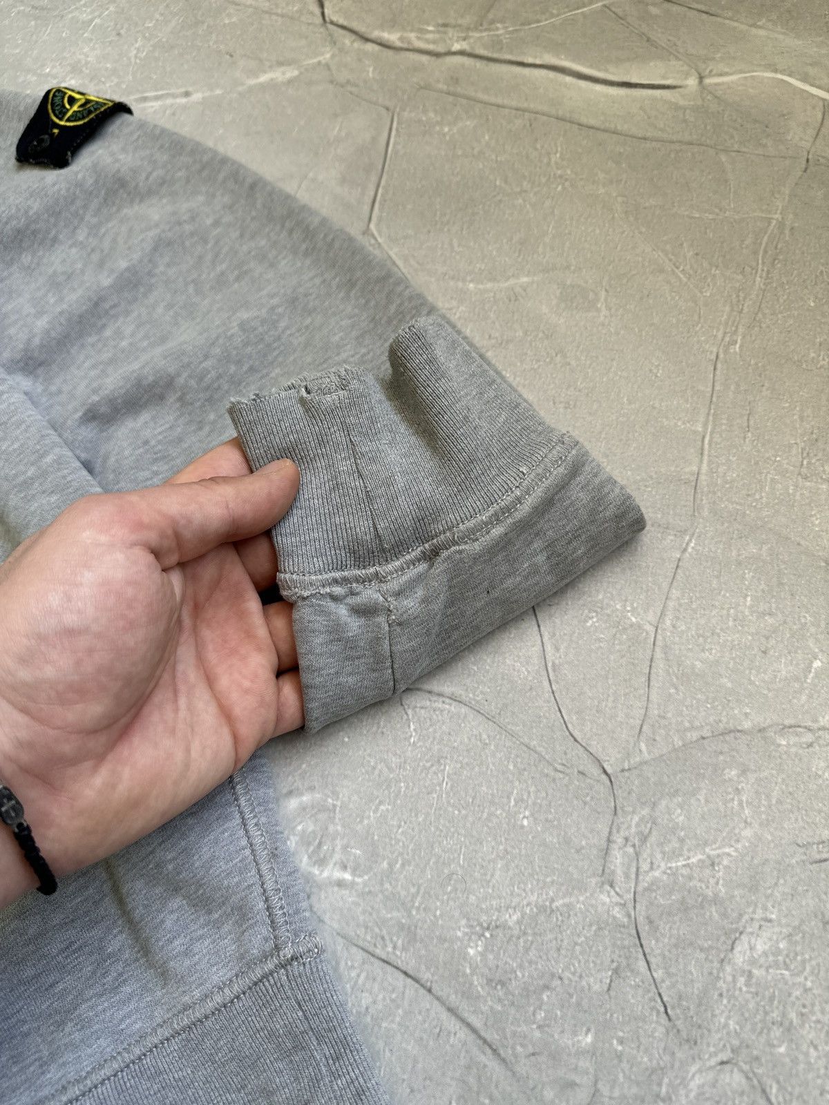 Stone Island Stone Island Grey Sweatshirt Crewneck Distressed Size US M / EU 48-50 / 2 - 9 Thumbnail