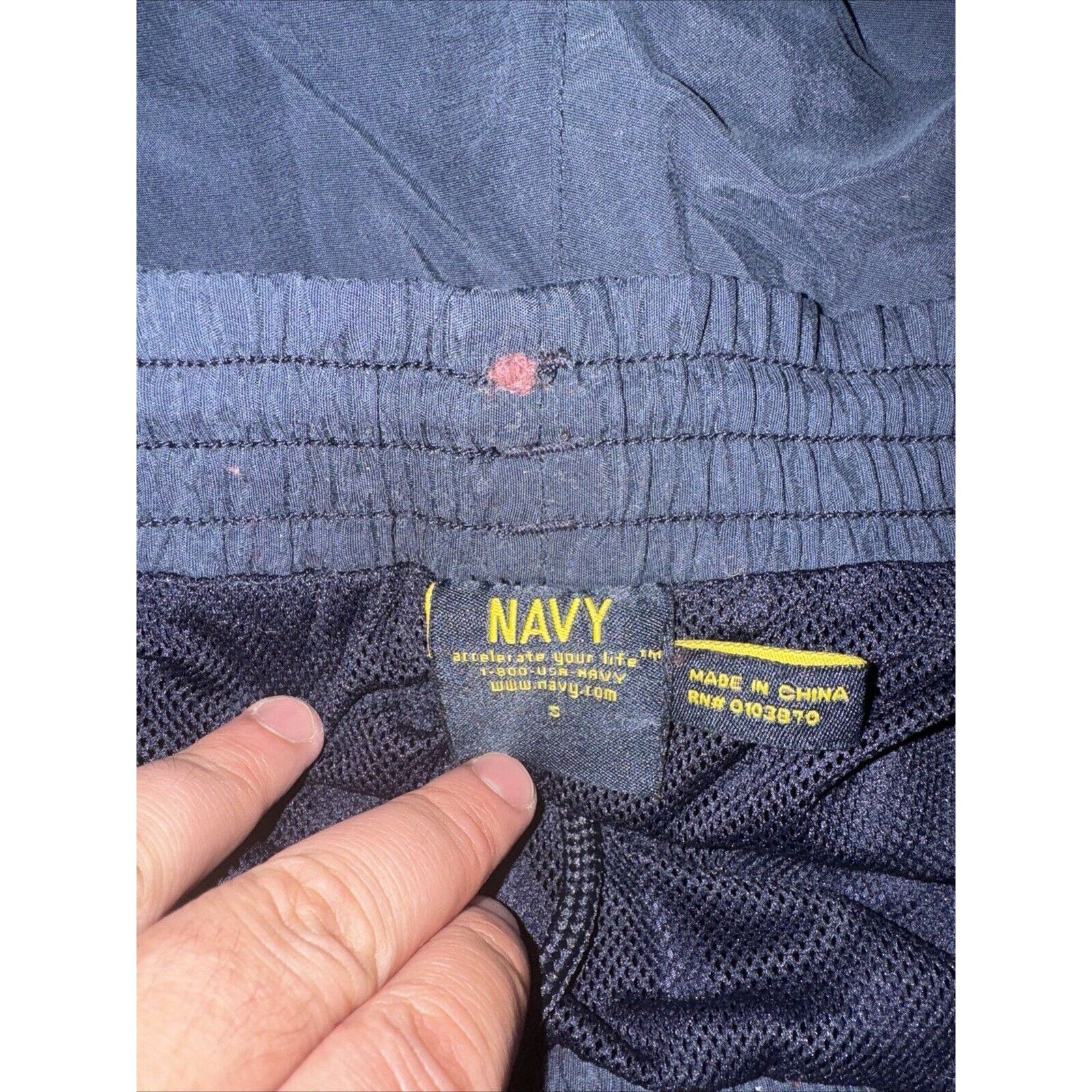 Vintage Navy Windbreak Pants Blue Small 28x28 Size US 28 / EU 44 - 4 Thumbnail
