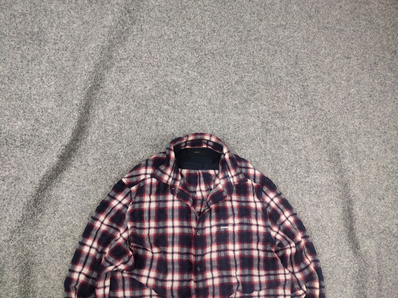Diesel Diesel Vintage Y2K checkered flannel shirt loose long sleeve Size US L / EU 52-54 / 3 - 1 Thumbnail