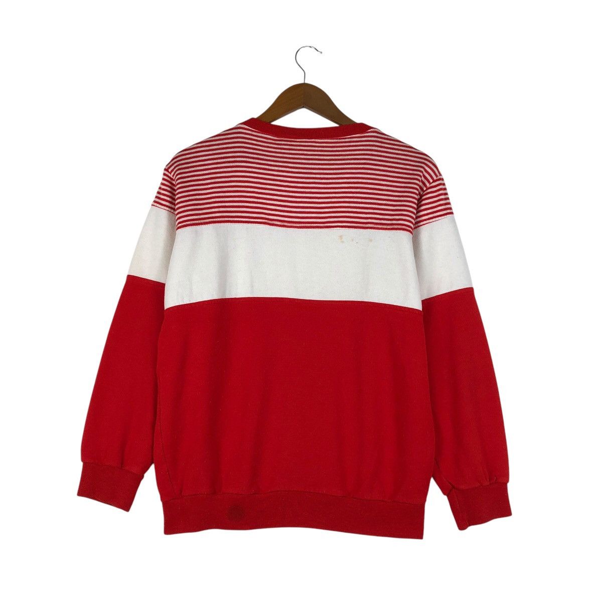Vintage WILSON Vintage Red Stripe Sweatshirt Size US M / EU 48-50 / 2 - 4 Thumbnail