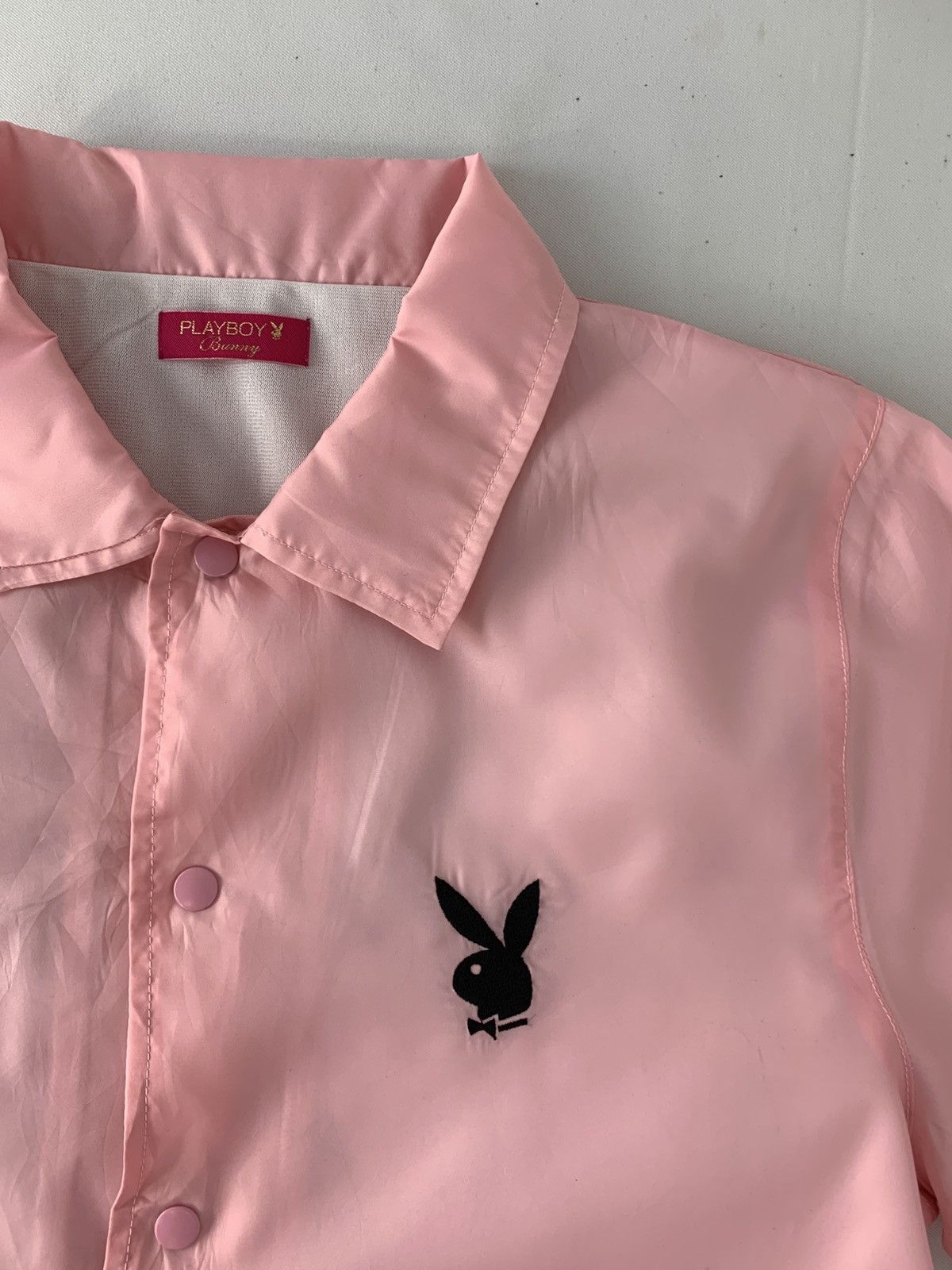 Playboy 90s Playboy Big Bunny Head Logo Windbreakers Jacket Size M / US 6-8 / IT 42-44 - 4 Thumbnail