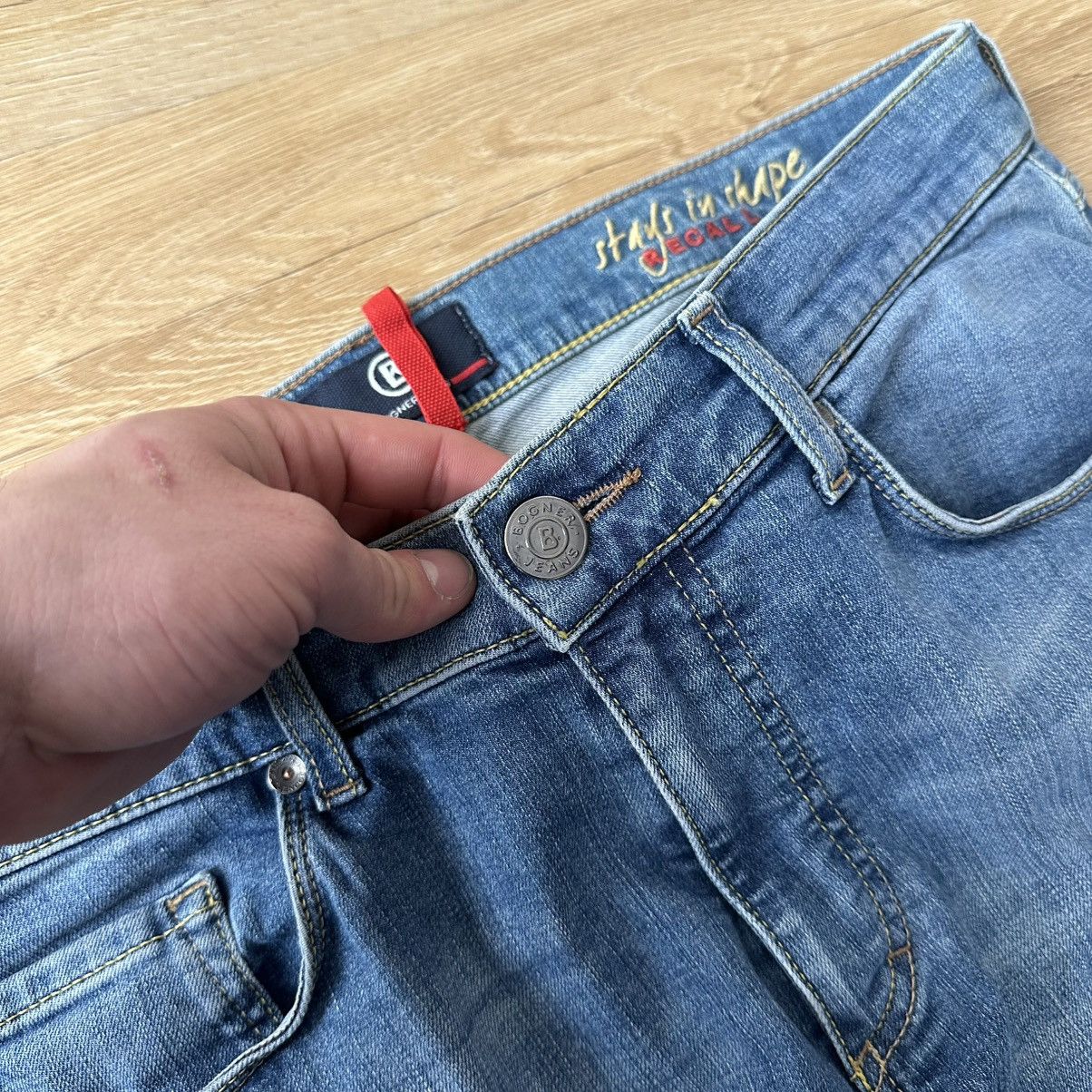 Bogner Vintage Bogner Dark Blue Washed Relaxed fit jeans Size US 34 / EU 50 - 9 Thumbnail