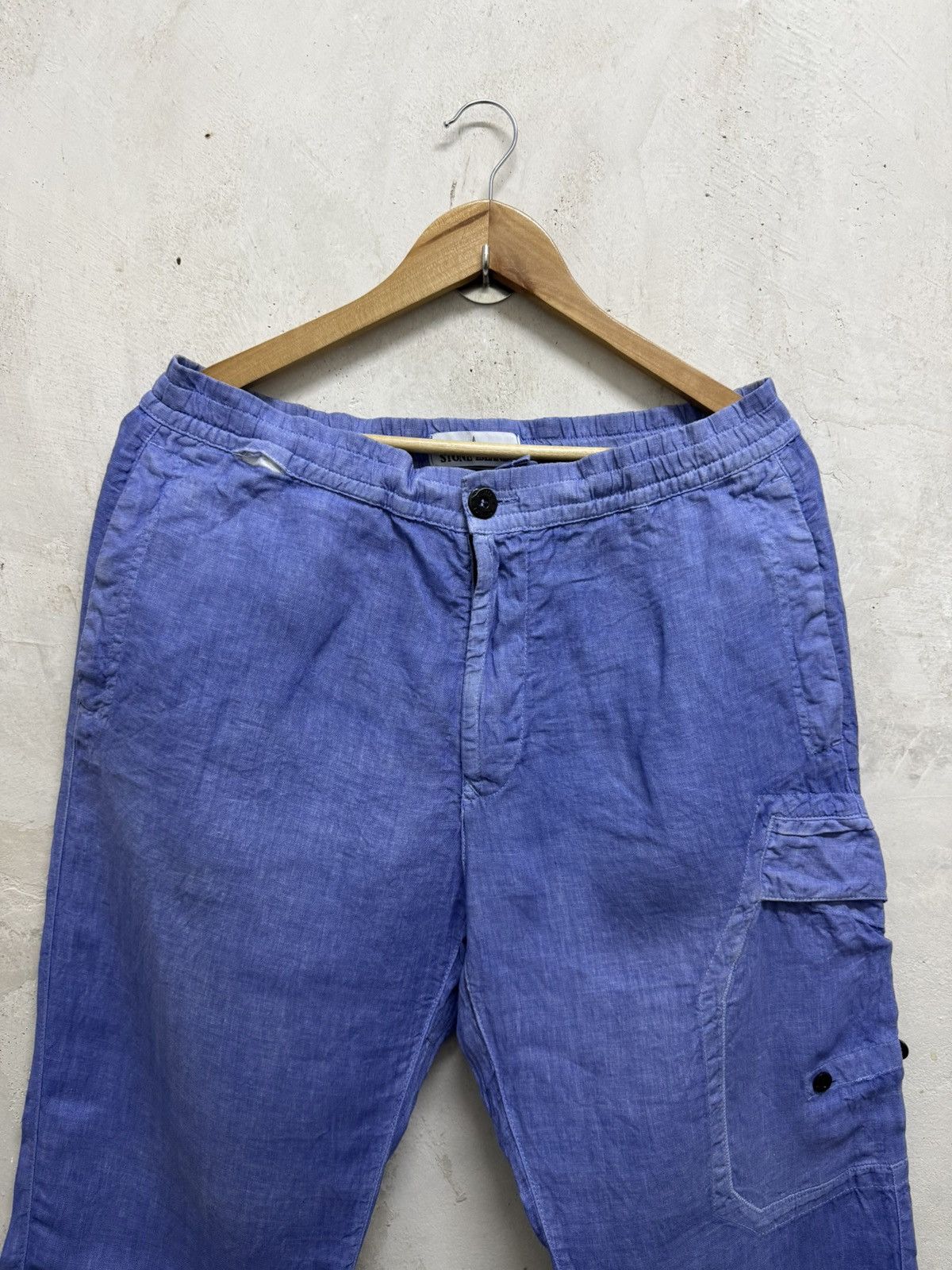 Stone Island Stone Island Garment Dyed Relaxed Cargo Pants Size US 34 / EU 50 - 5 Thumbnail