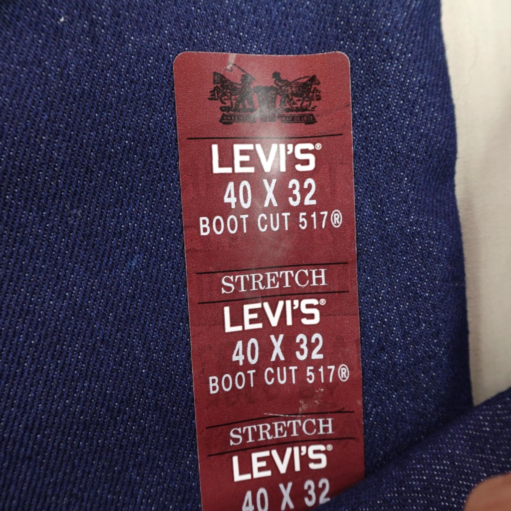 Levi's Vintage Levis Jeans Mens 40x32 Blue Denim 517 Boot Cut Western Deadstock NEW Y2K Size US 40 / EU 56 - 7 Thumbnail