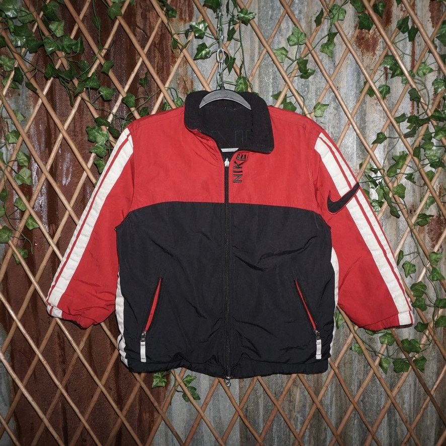 Nike Medium - Vintage Y2K Nike zip up reversible 00s youth jacket Size US M / EU 48-50 / 2 - 1 Thumbnail