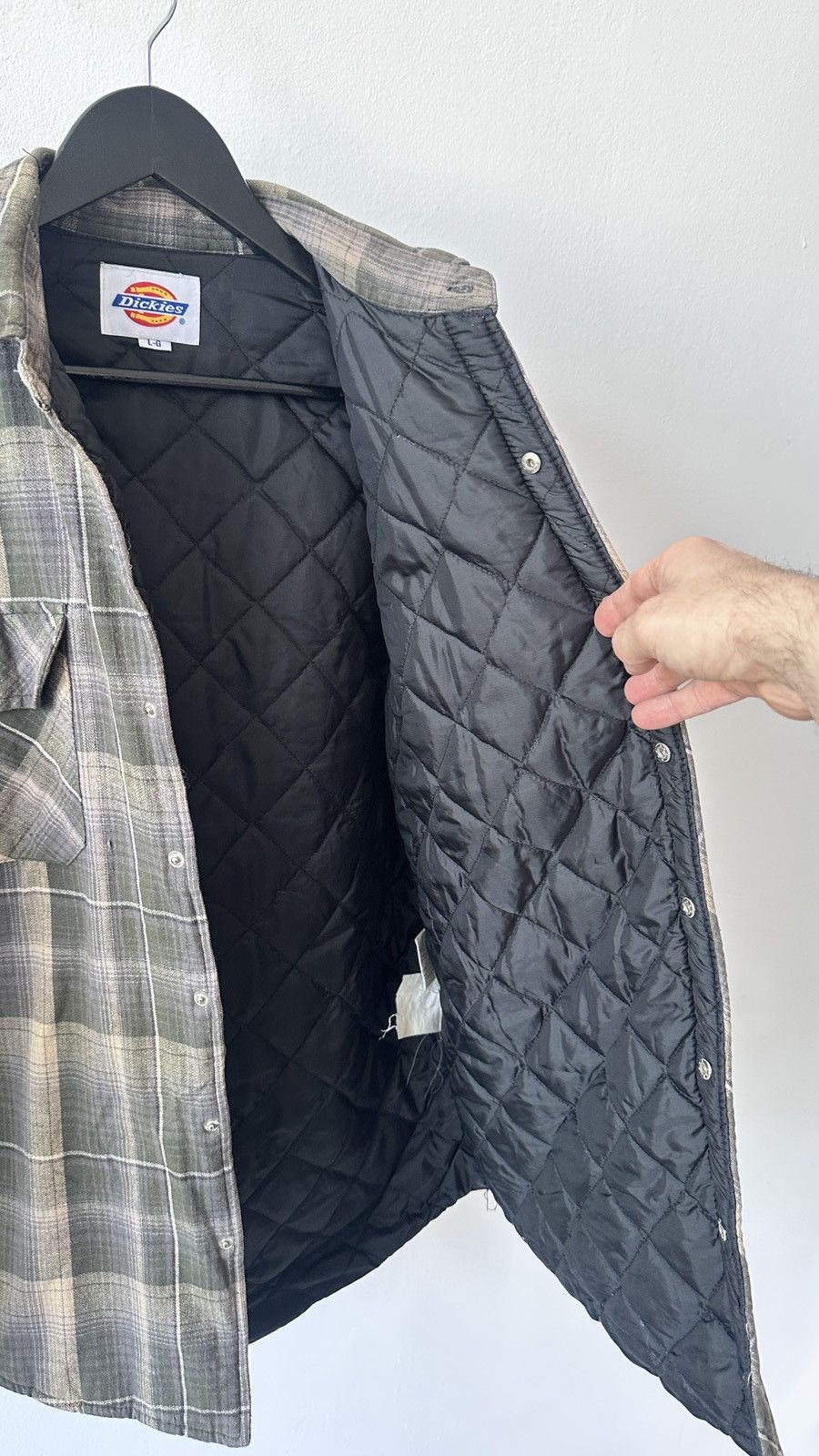Dickies Dickies Lined Plaid Shirt Jacket Checkered Quilted Flannel Size US L / EU 52-54 / 3 - 15 Thumbnail