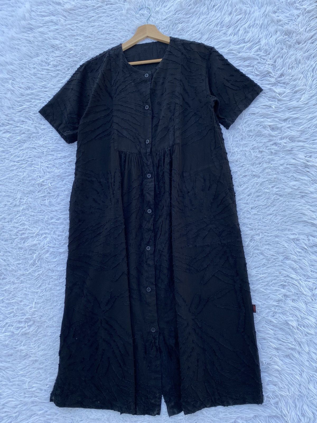 Issey Miyake Rare Haat by Issey Miyake Maxi Black Dress Size M / US 6-8 / IT 42-44 - 3 Thumbnail