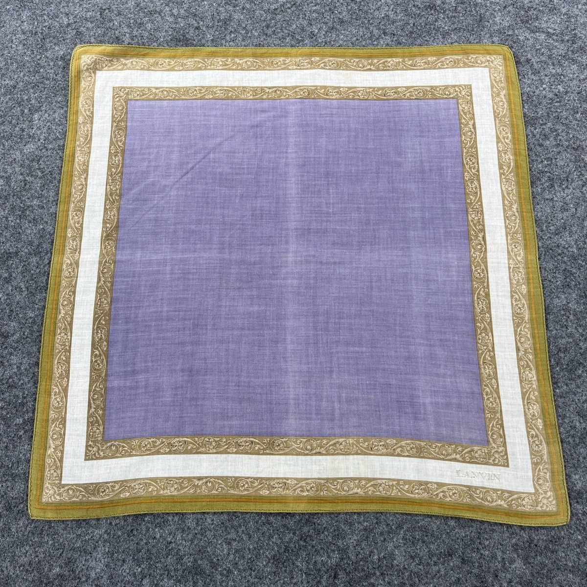 Lanvin × Vintage Lanvin Handkerchief / Bandana / Neckerchief / Headscarf B542 Size ONE SIZE - 1 Thumbnail