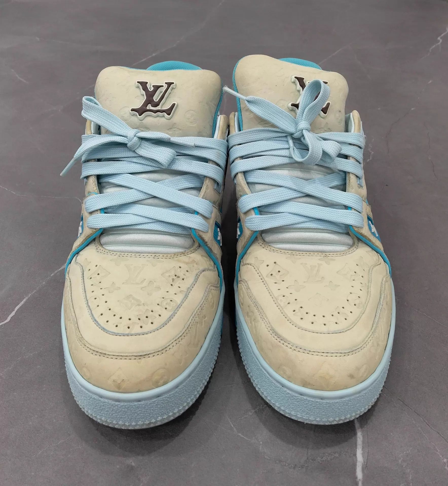 Louis Vuitton Louis Vuitton Trainer Tyler Blue 40.5 95 New Size US 7.5 / EU 40-41 - 4 Thumbnail