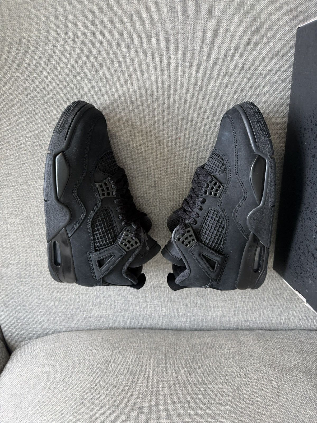 Jordan Brand Jordan Retro 4 Black Cat Size US 8.5 / IT 38.5 - 3 Thumbnail