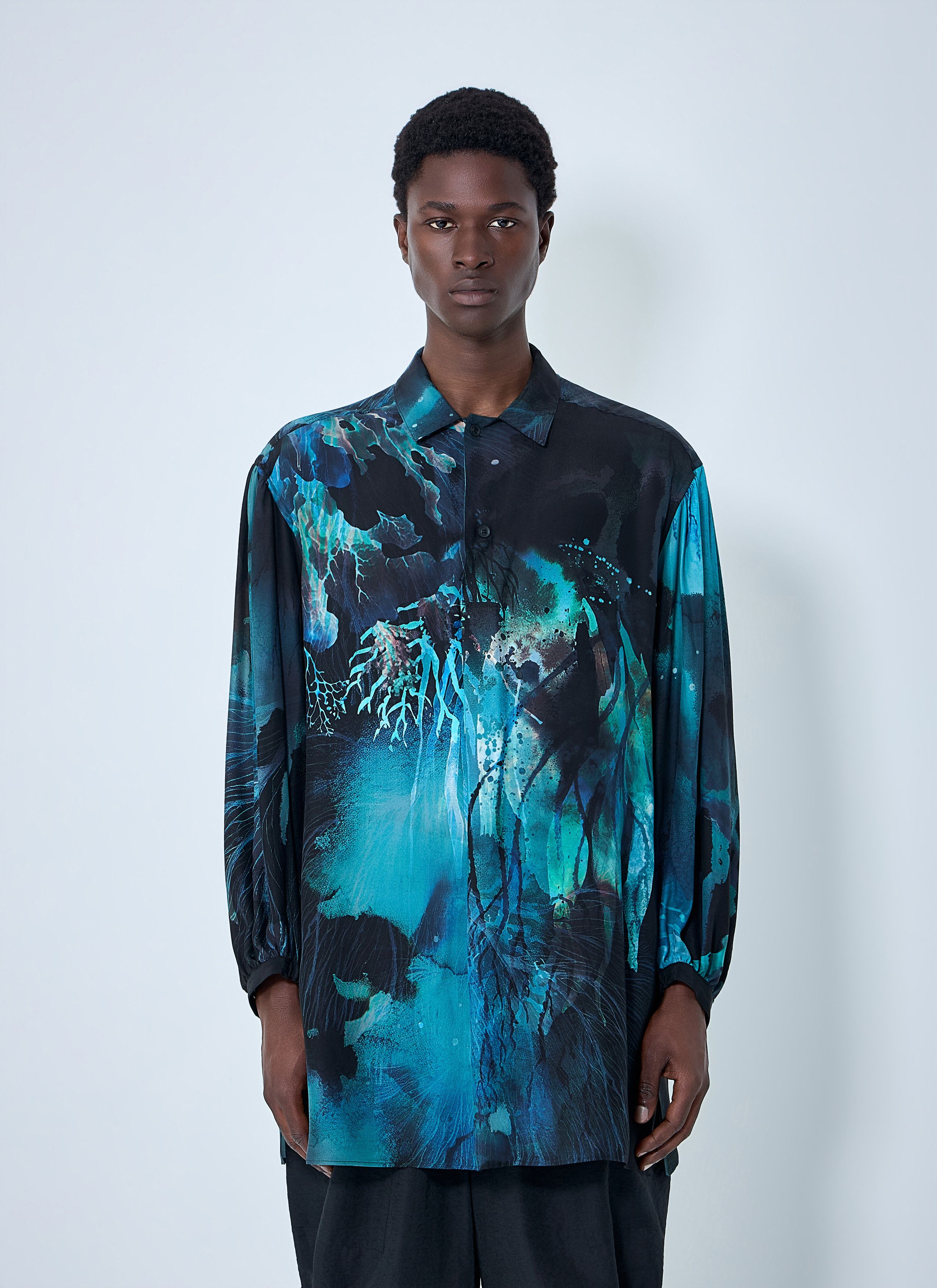 Yohji Yamamoto Sea Prink Silk Shirt Size US L / EU 52-54 / 3 - 1 Thumbnail