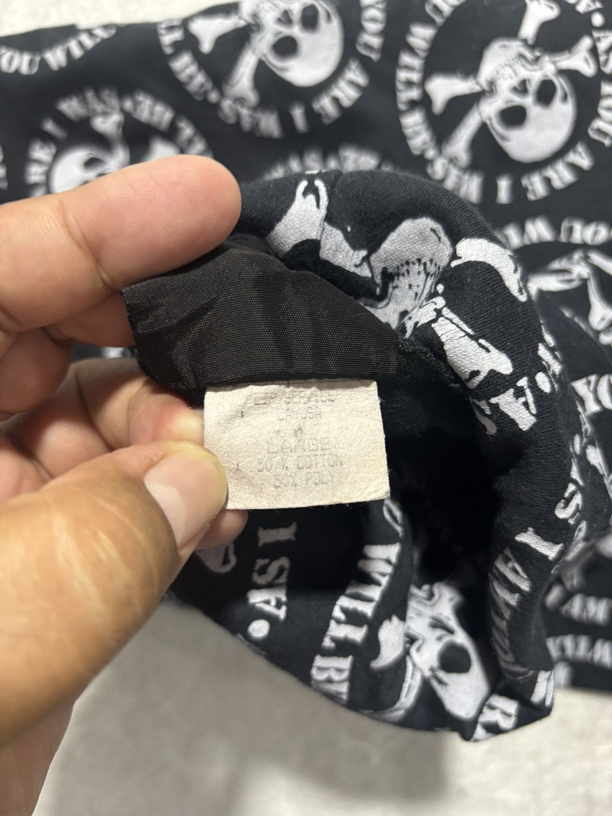 Vintage Skull Fullprint Tshirt Size US L / EU 52-54 / 3 - 4 Thumbnail