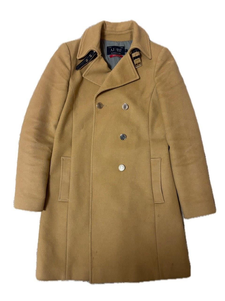 Armani Armani Jeans Camel Wool Coat – Women’s EU 38 – “Timeless” Size XS / US 0-2 / IT 36-38 - 1 Thumbnail