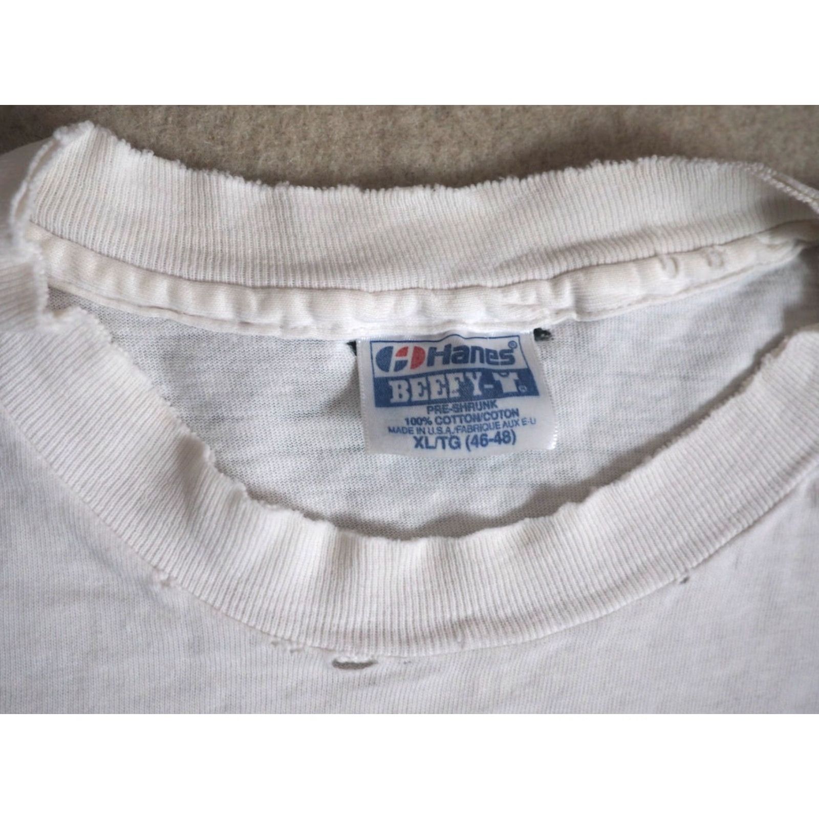 Hanes VTG Hanes Southwest Coyote Nature Art Distress White Tee T-Shirt XL Men Size US XL / EU 56 / 4 - 5 Thumbnail