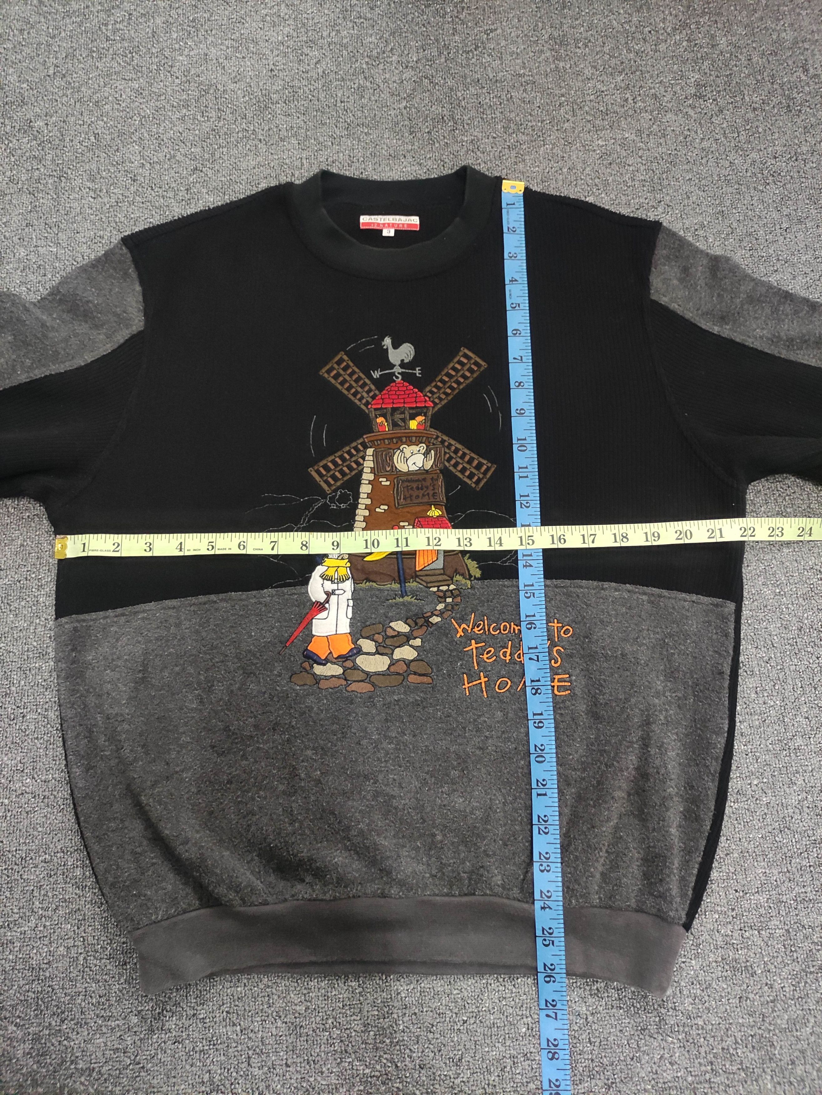 Japanese Brand Vintage Castelbajac Sweatshirt Embroidered Logo Jumper Size US M / EU 48-50 / 2 - 8 Thumbnail