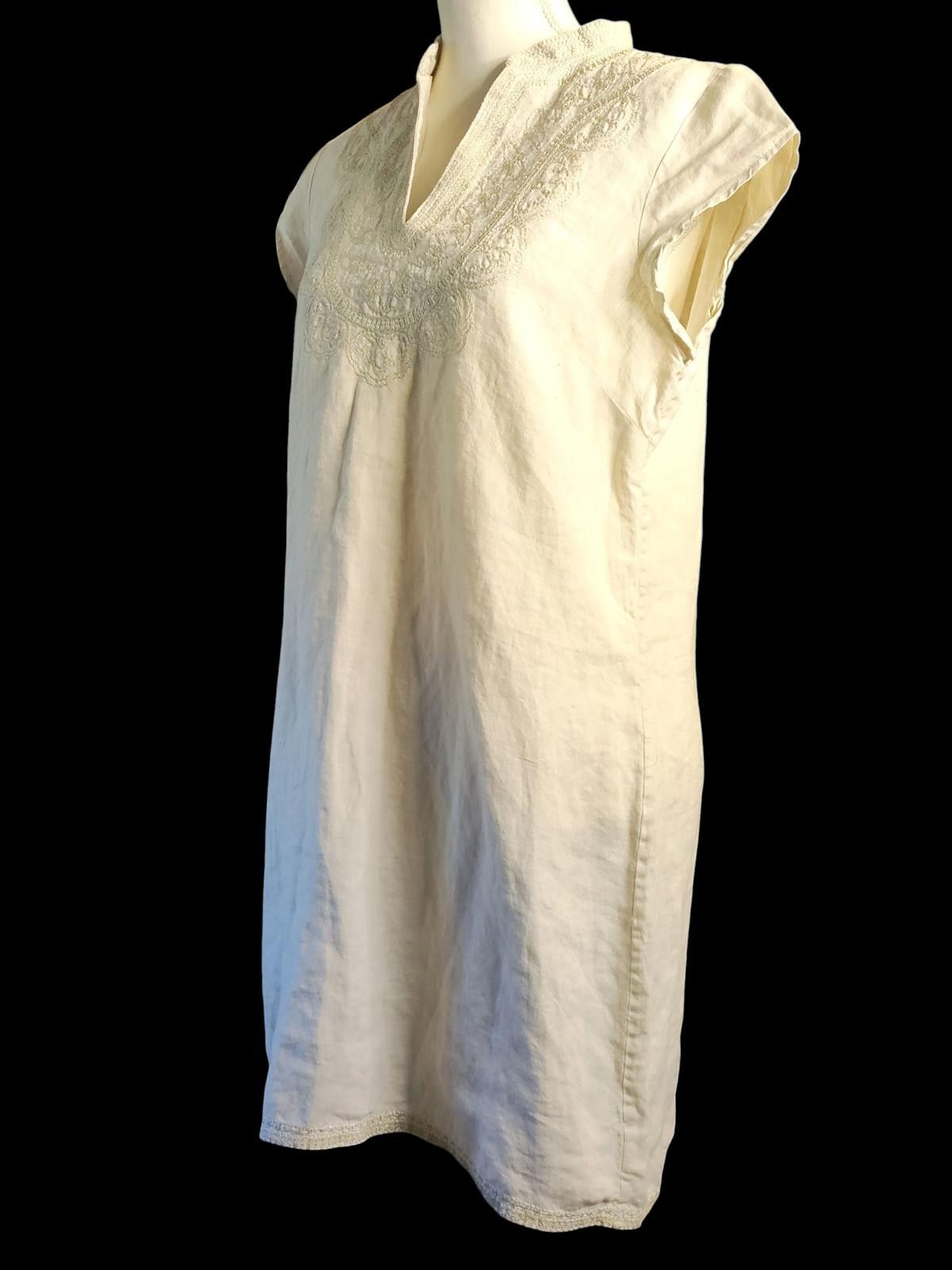 Other Cynthia Rowley Sleeveless Casual Dress/Embellished Neckline Size M / US 6-8 / IT 42-44 - 7 Thumbnail