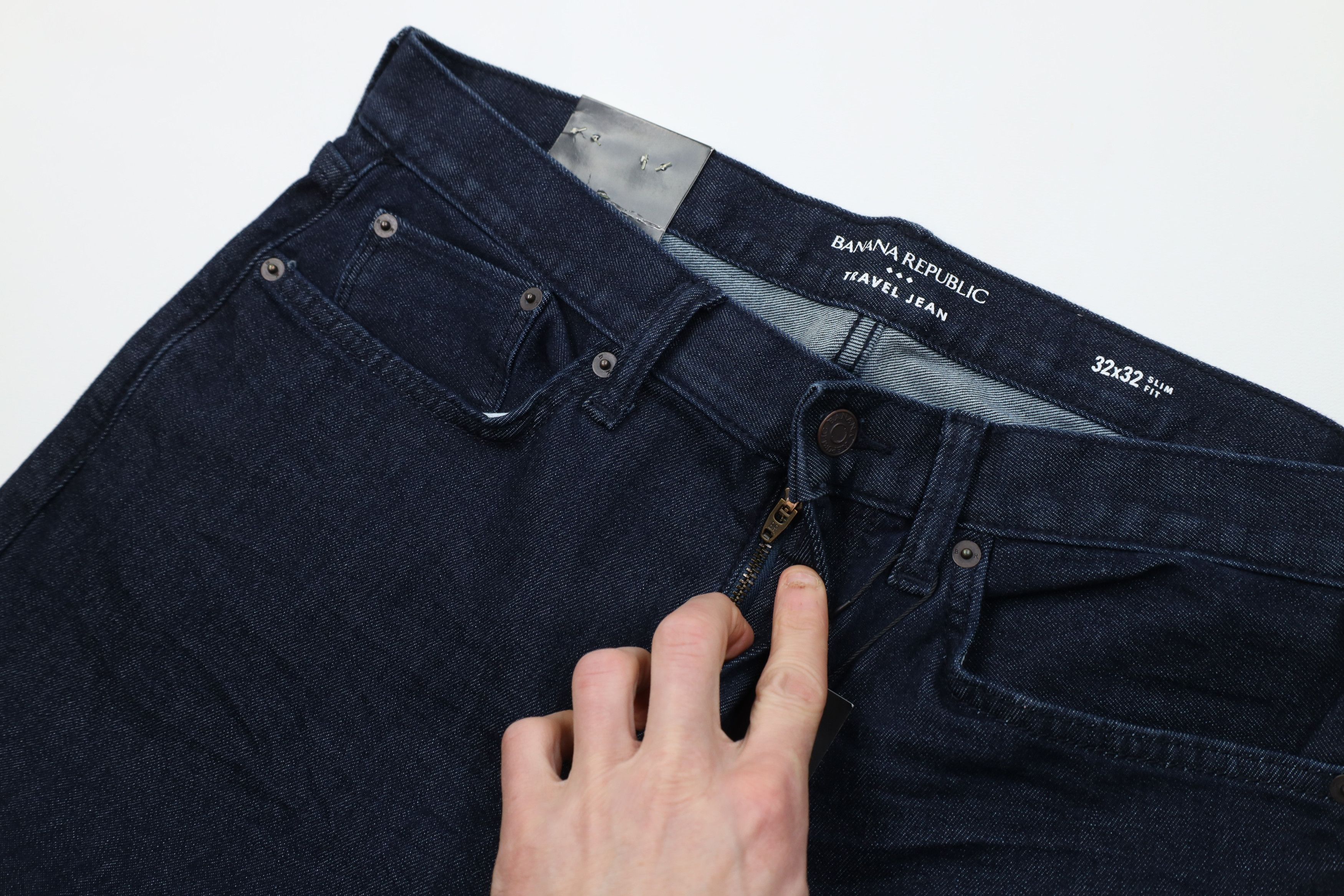 Banana Republic New Banana Republic Stretch Travel Denim Jeans Indigo Blue Size US 32 / EU 48 - 7 Thumbnail