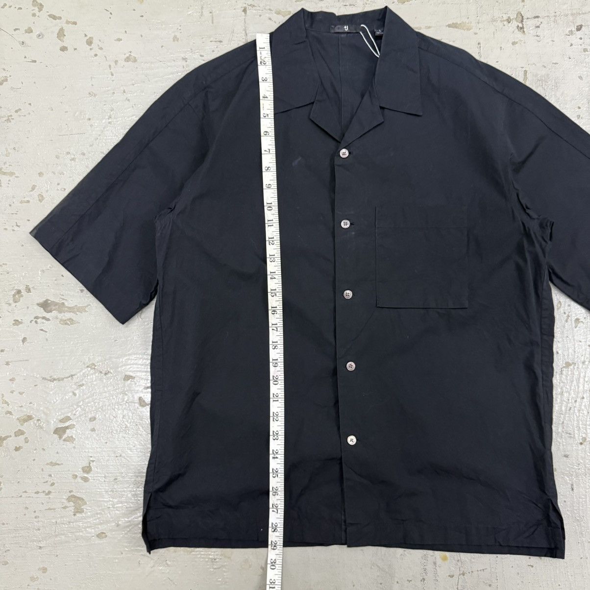Jil Sander Jil Sander Black Button Up Short Sleeve Shirt Size US L / EU 52-54 / 3 - 5 Thumbnail