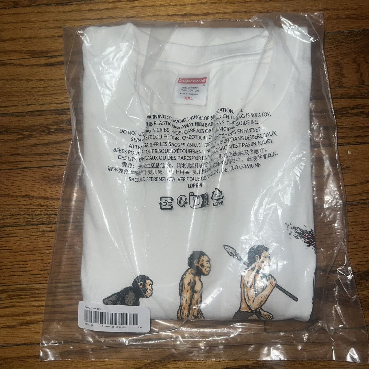 Supreme In-Hand Supreme Evolution Tee White Size: XXL Size US XXL / EU 58 / 5 - 2 Thumbnail