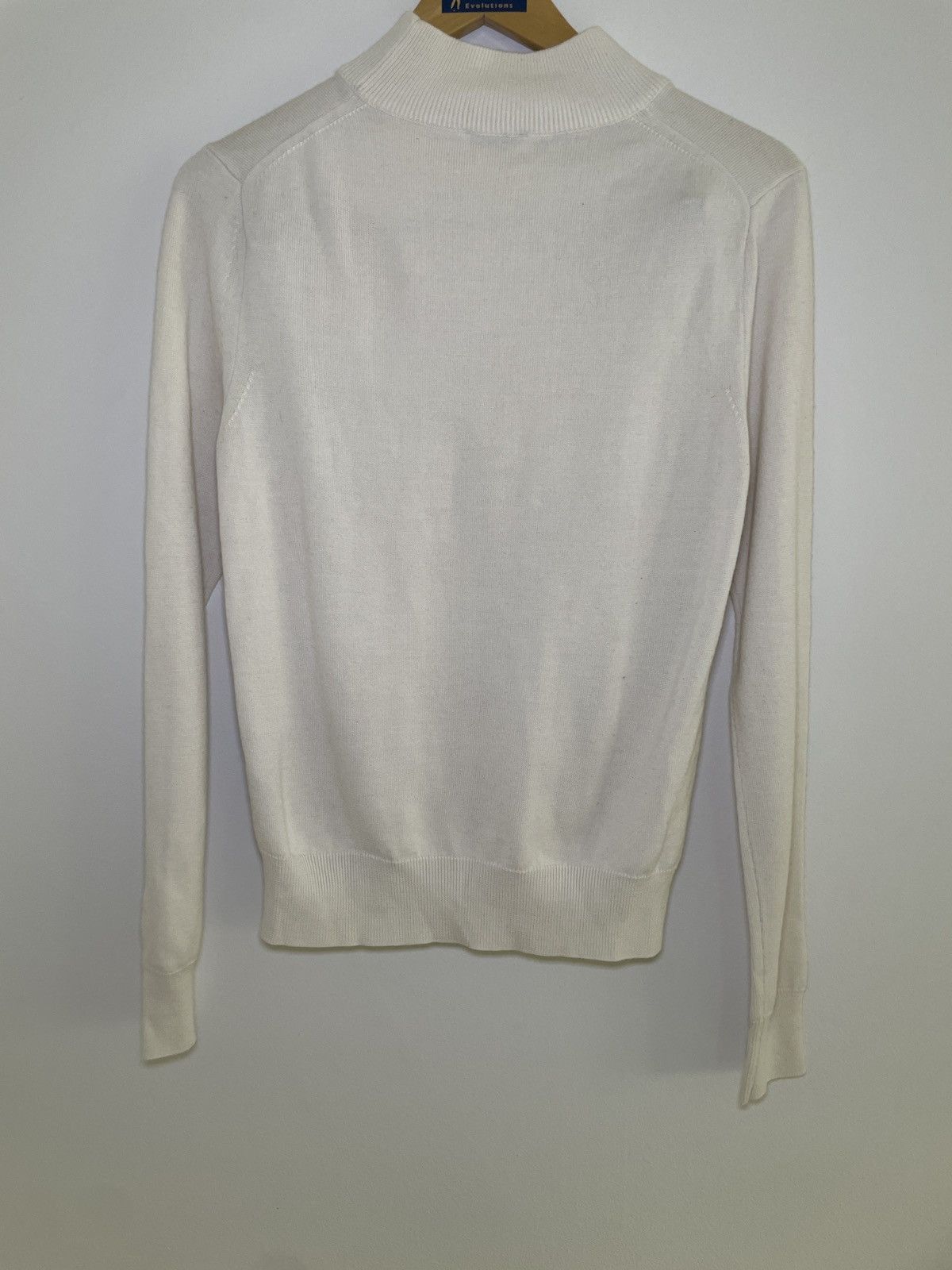 Sandro Sandro Paris Ecru Mock Neck Sweater – Industrial Size US XS / EU 42 / 0 - 5 Thumbnail