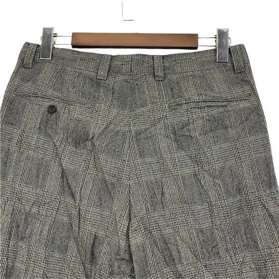 Japanese Brand Vtg IXIZ HOMME Made In JAPAN Nova Checks Casual Pant Trouser Size 30" / US 8 / IT 44 - 4 Thumbnail