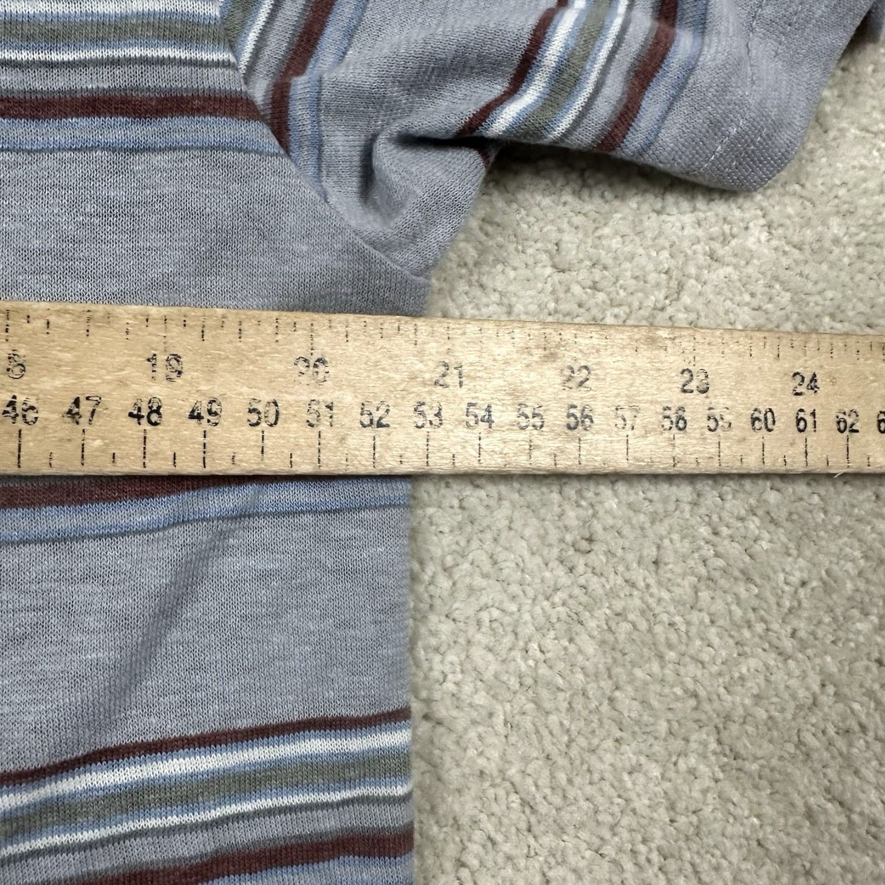 Prana Prana T Shirt Mens Large Gray Striped Outdoor Hiking Hemp Blend Shirt Mens Large Gray Striped Outdoor Hiking Hemp Blend Size US L / EU 52-54 / 3 - 7 Thumbnail
