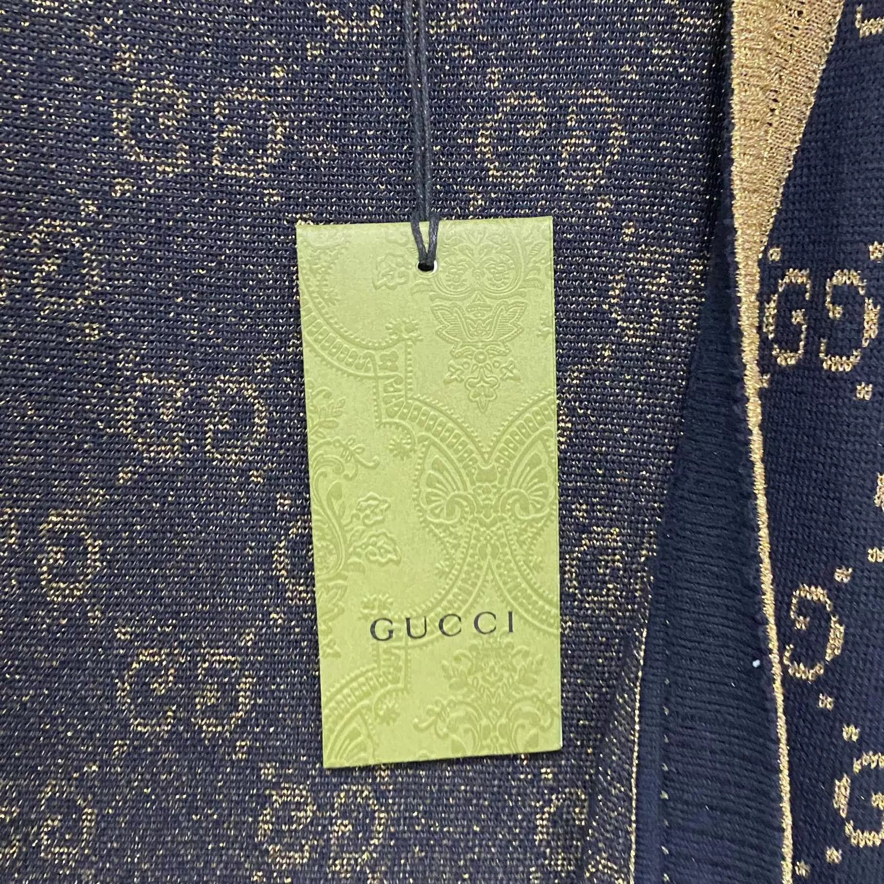 Gucci GUCCI GG gold thread print cardigan S Size S / US 4 / IT 40 - 5 Thumbnail