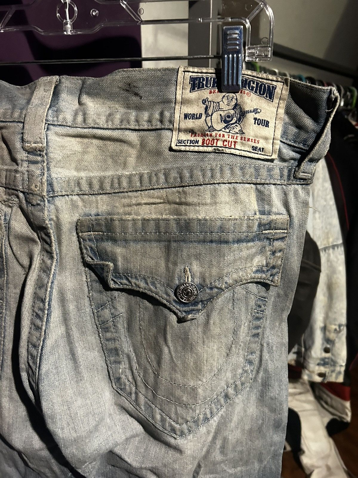 True Religion True Religion Straight Cut Jeans Size US 36 / EU 52 - 5 Thumbnail