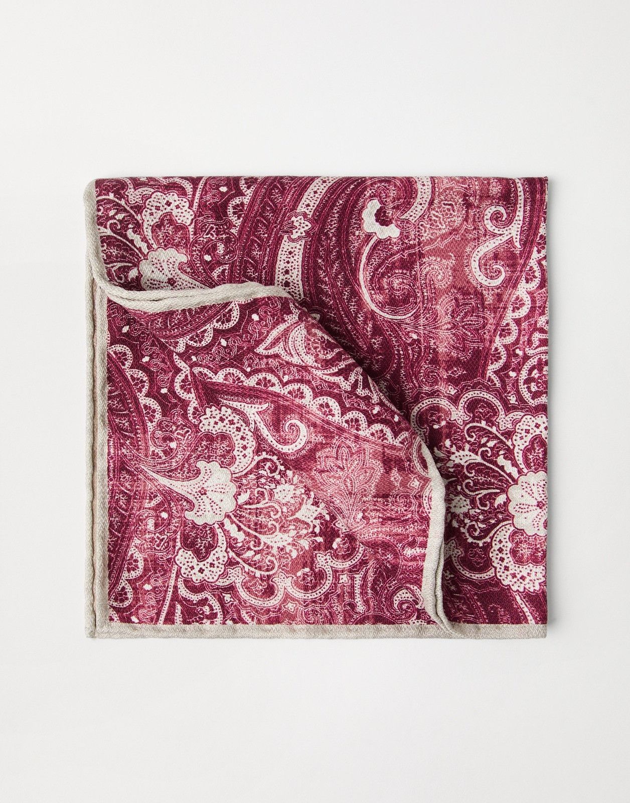 Brunello Cucinelli o1la1rc1a0326 Size: OS / Pocket Square in Multicolor Size ONE SIZE - 1 Thumbnail