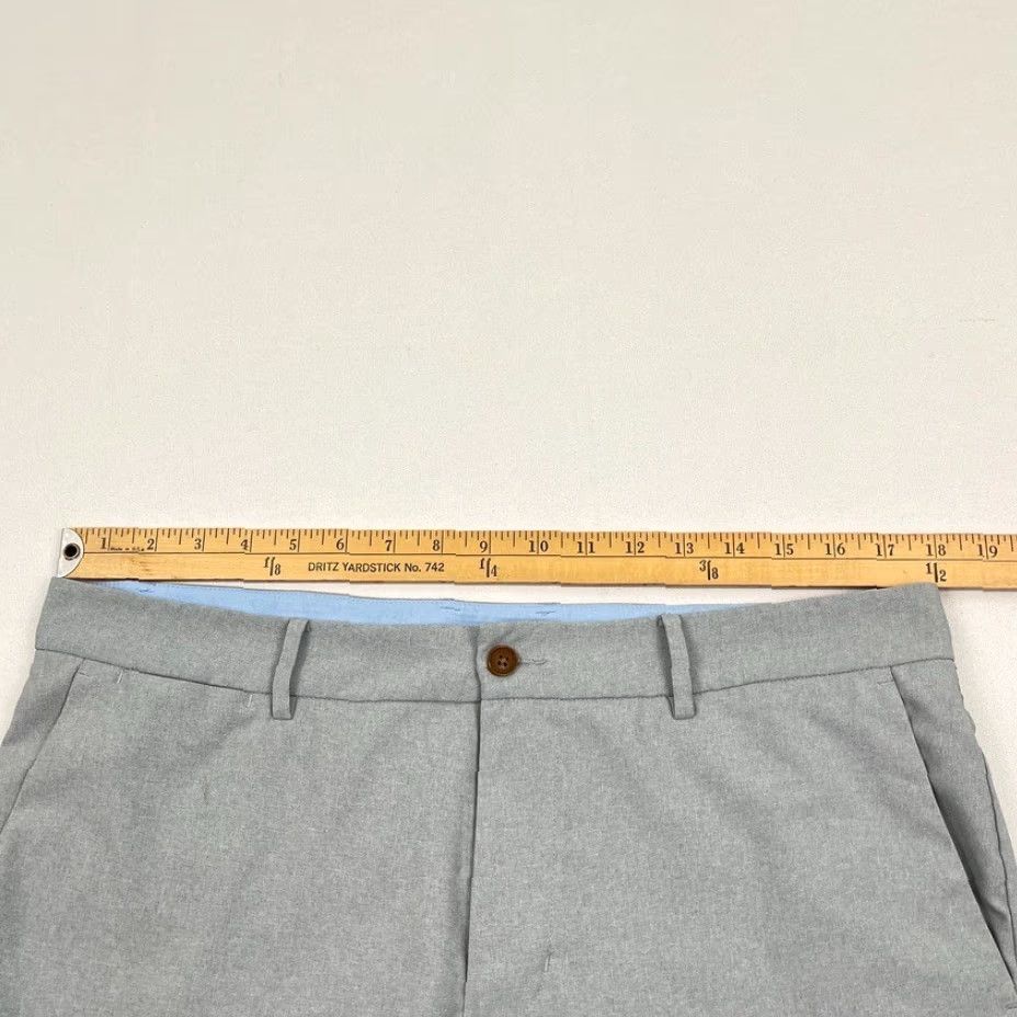 Vintage B Draddy Kelly Pants Mens 35 x 32 Gray Golf Lightweight Performance Stretch Chino Pants Mens Regular Gray 35 x 32 Size US 35 - 3 Thumbnail