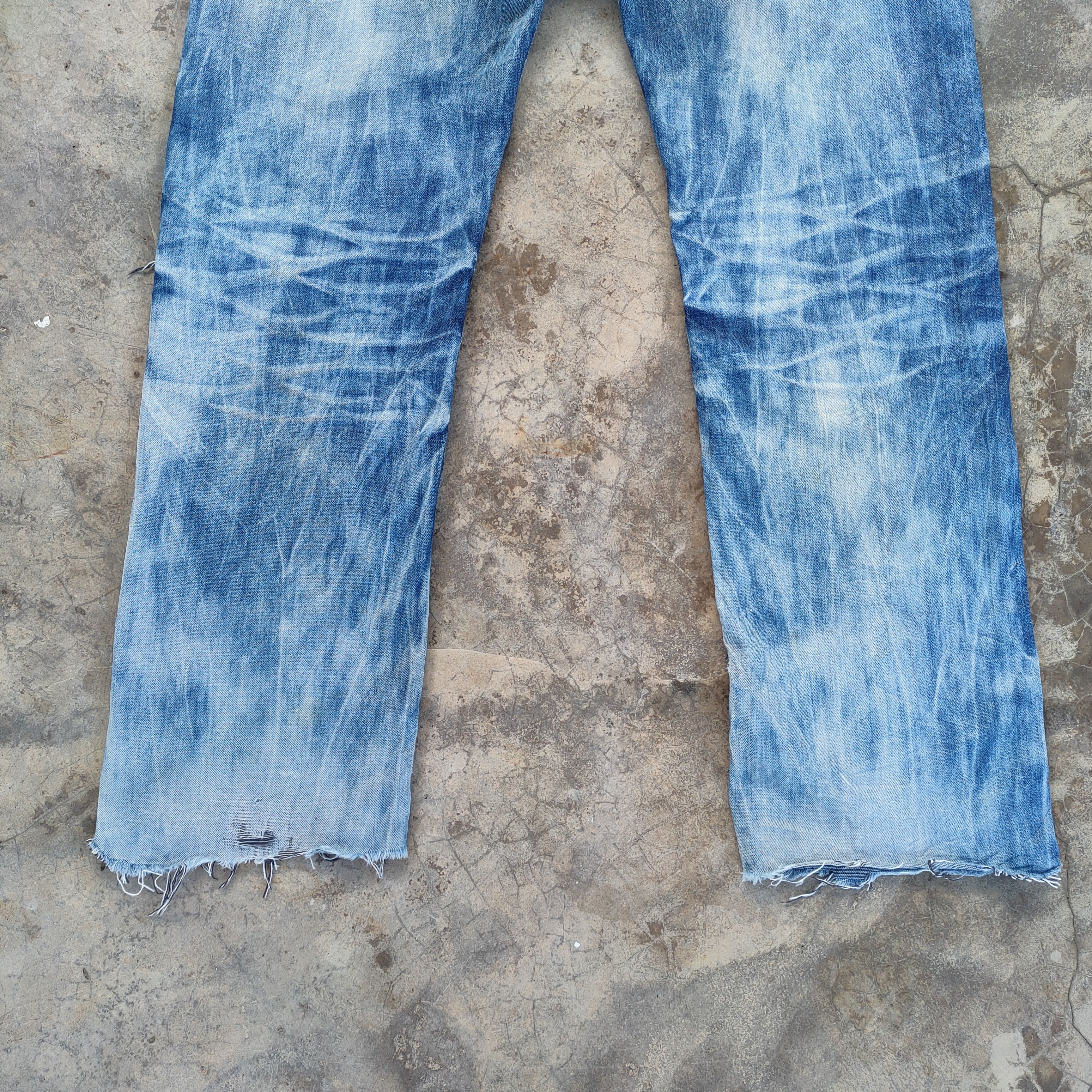 Akademiks × Japanese Brand × Jean VINTAGE AKADEMIKS FADED STORM DISTRESSED JEANS PANTS Size US 34 / EU 50 - 11 Thumbnail
