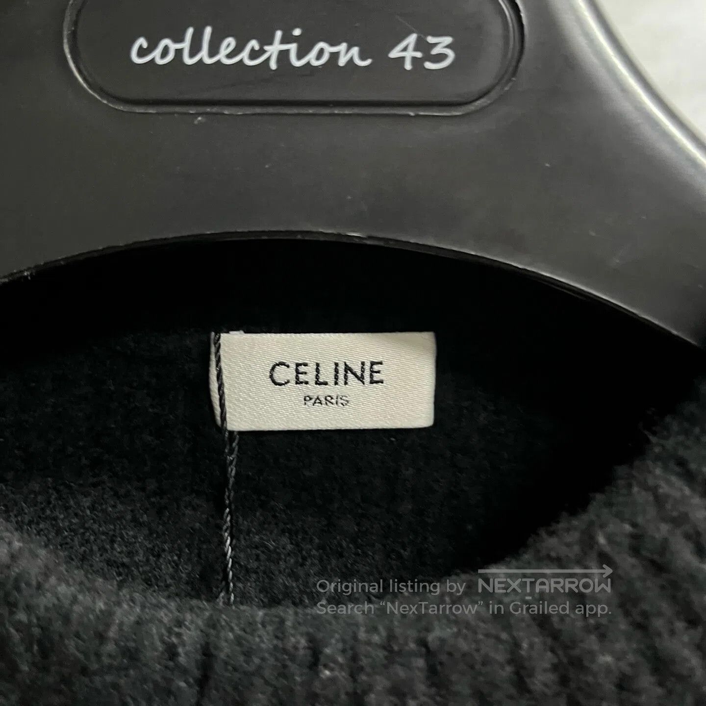 Celine CELINE Logo embroidered round-necked wool sweater| Size XXS / US 00 / IT 34 - 2 Thumbnail