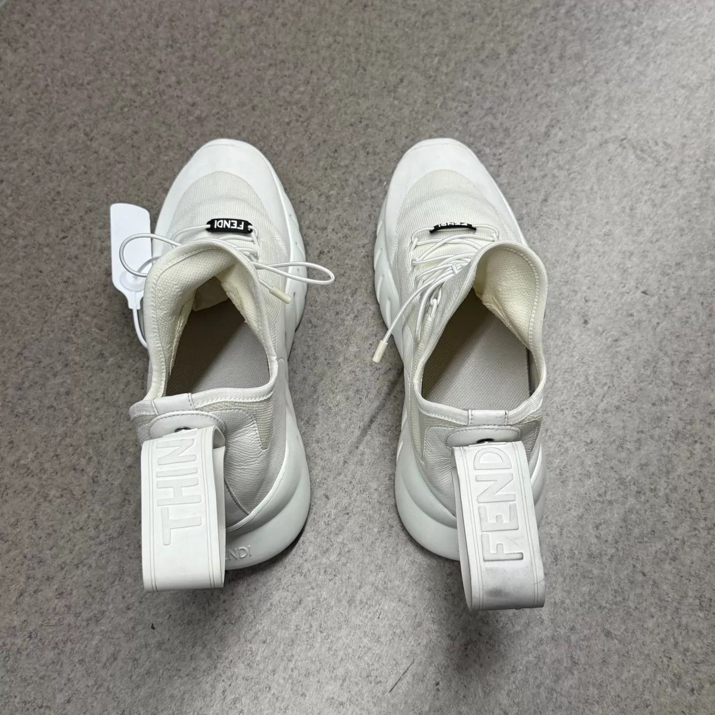 Fendi Fendi White Sock Sneakers Size 6/40 Like New Size US 6 / EU 39 - 8 Thumbnail