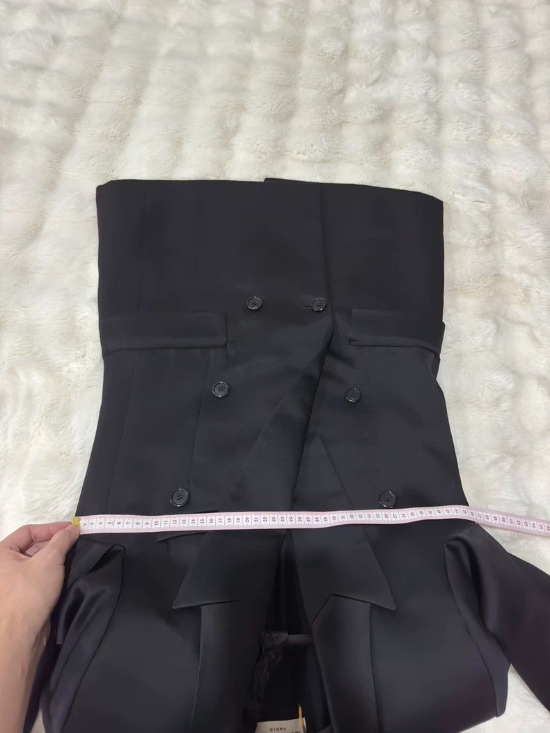 Saint Laurent Paris Saint Laurent Paris Silk double-breasted smoking blazer Size XS / US 0-2 / IT 36-38 - 9 Thumbnail