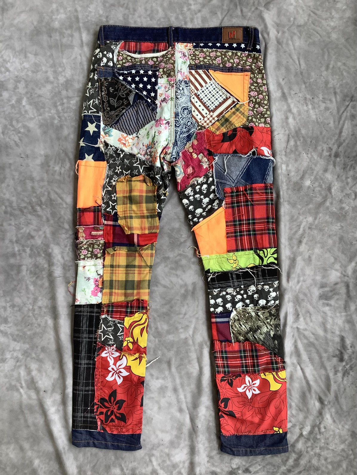 If Six Was Nine If6w9 Style Patchwork Emo Punk Size US 34 / EU 50 - 5 Thumbnail