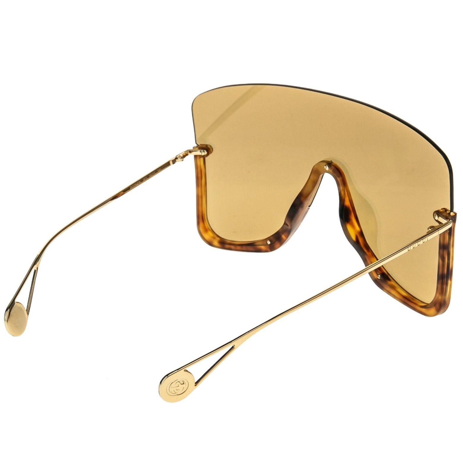 Gucci GUCCI GG0540S STAR 0540 Blonde Mirrored Sunglasses 003 Size ONE SIZE - 9 Thumbnail