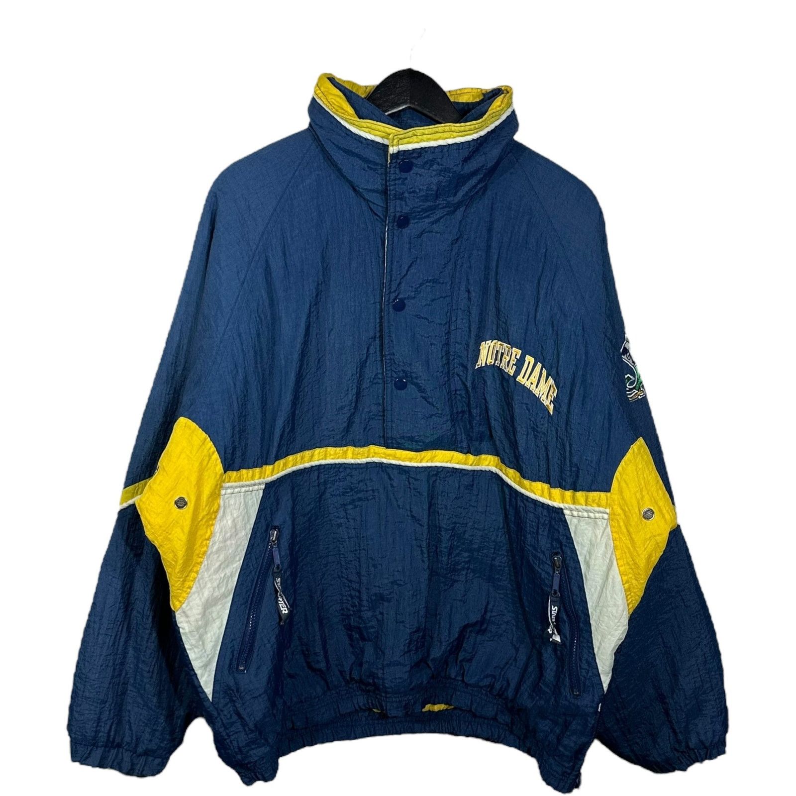 Starter Vintage Notre Dame University Pullover Starter Jacket Grailed