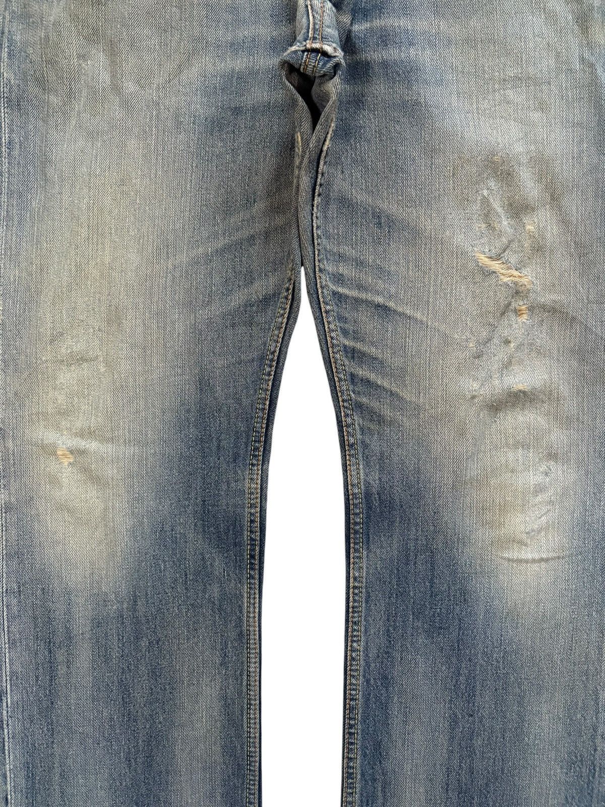Japanese Brand Vintage Japanese Brand Faded Rusty Wash Distress Baggy Jeans Size US 34 / EU 50 - 5 Thumbnail