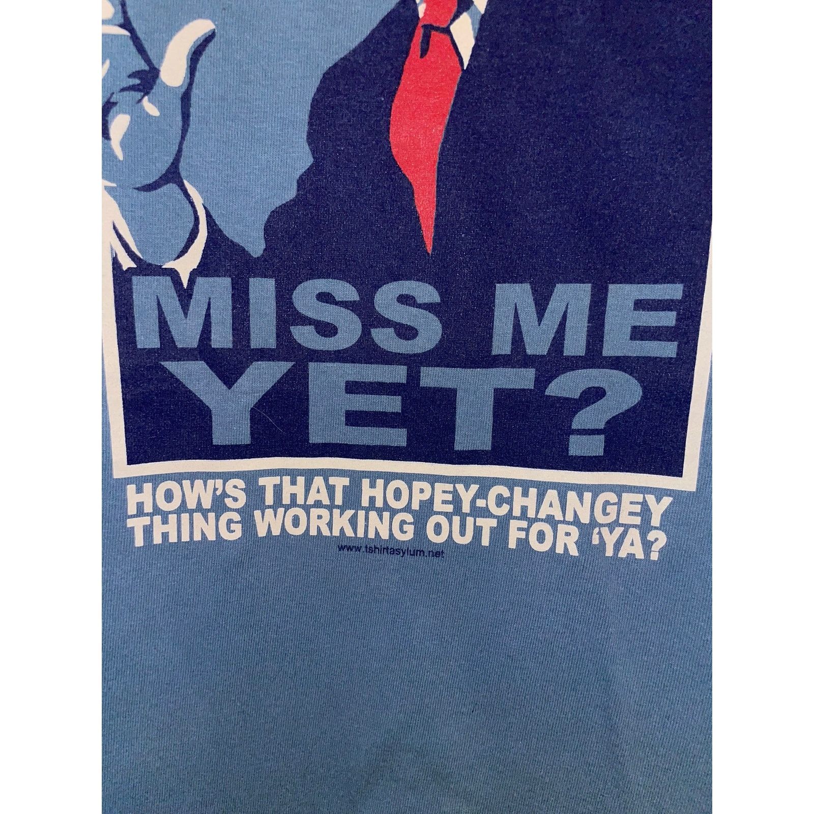 Alstyle Vintage George Bush Shirt Miss Me Yet President Election XL Size US XL / EU 56 / 4 - 4 Thumbnail