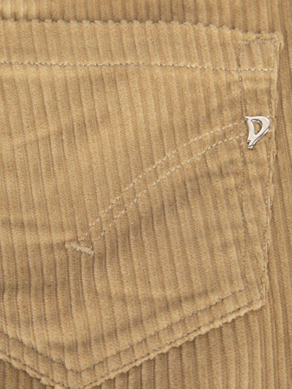 Dondup Camel Brown Koons Velvet Trousers Size 28" / US 6 / IT 42 - 5 Thumbnail