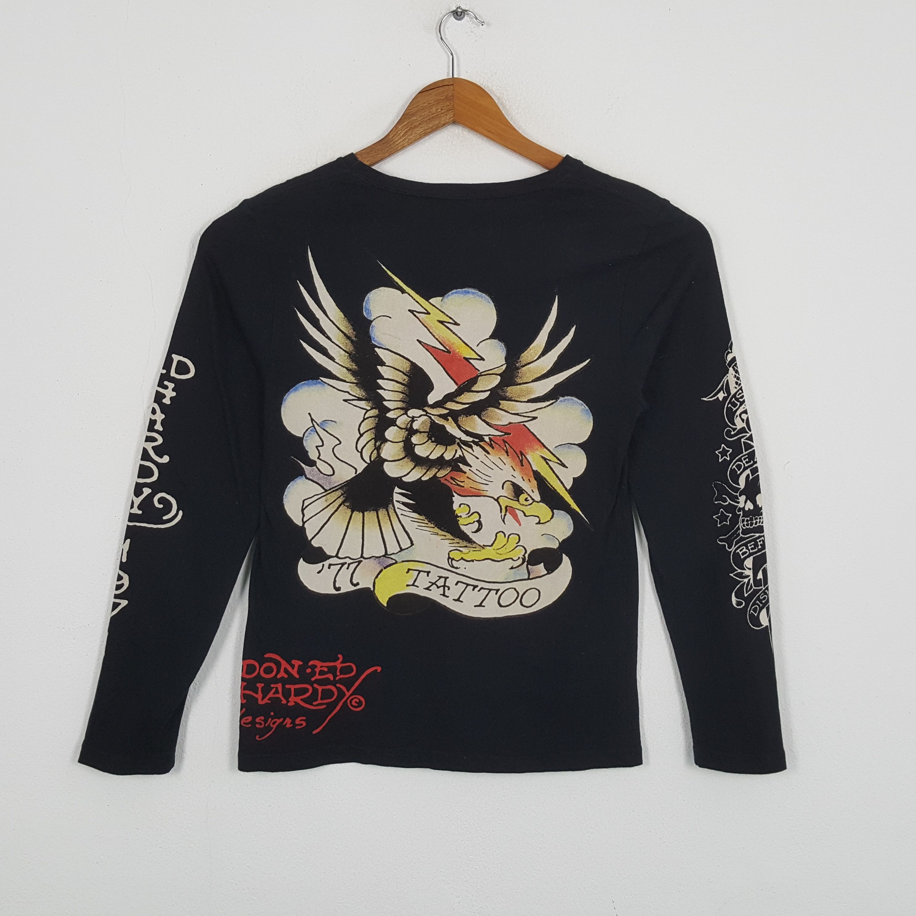 Christian Audigier × Ed Hardy × Vintage Vintage ED-HARDY by CHRISTIAN AUDIGIER Designer Brand Tees Size US S / EU 44-46 / 1 - 3 Thumbnail