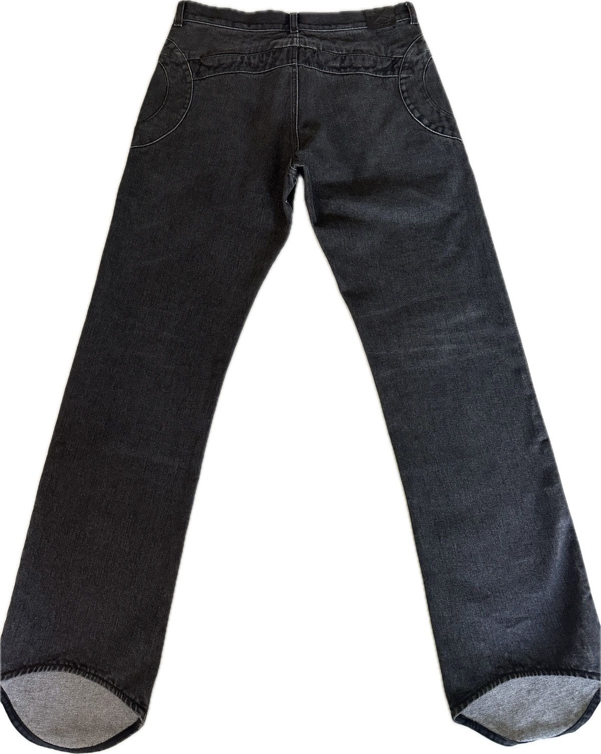 Off-White Off-White Arrows Tab Relax Round Jeans in Vintage Grey Size US 32 / EU 48 - 2 Thumbnail