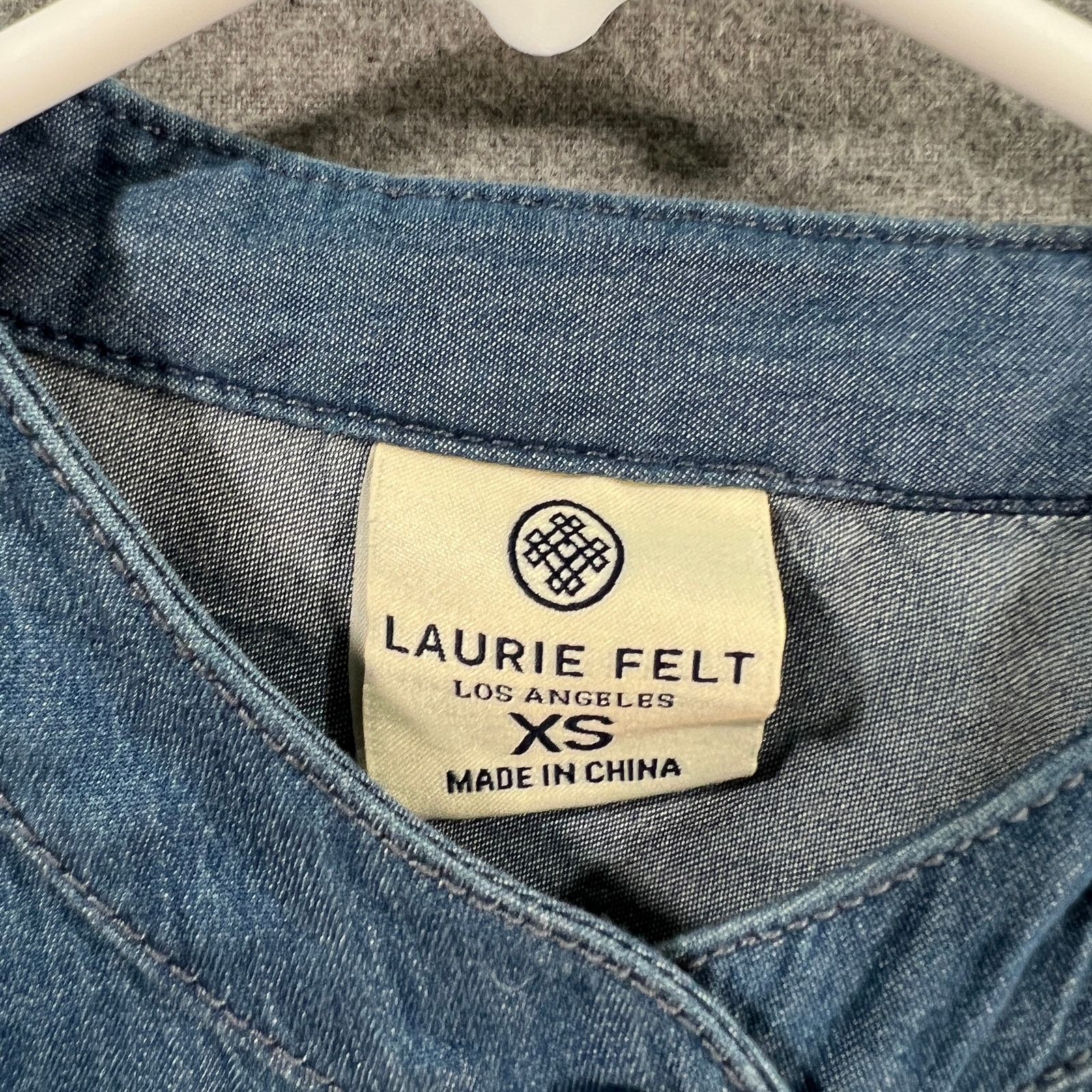 Other Laurie Felt Women Dress Denim Duster Dress Medium Size XS / US 0-2 / IT 36-38 - 3 Thumbnail