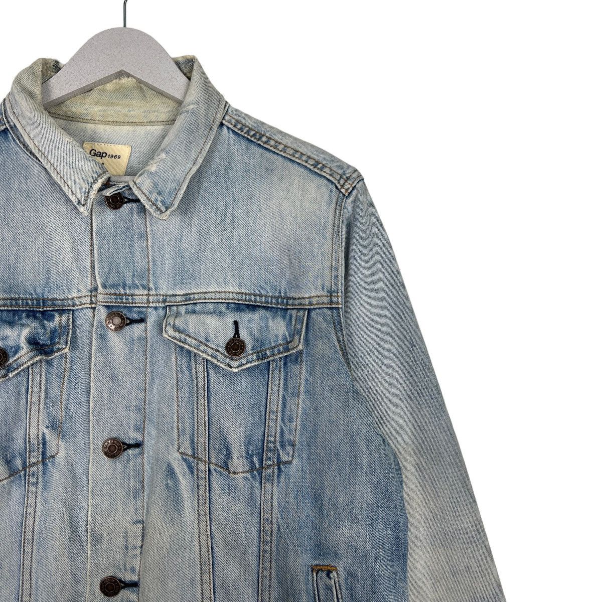Japanese Brand 🔥 VINTAGE GAP DENIM TRUCKER JACKET Size US S / EU 44-46 / 1 - 7 Thumbnail