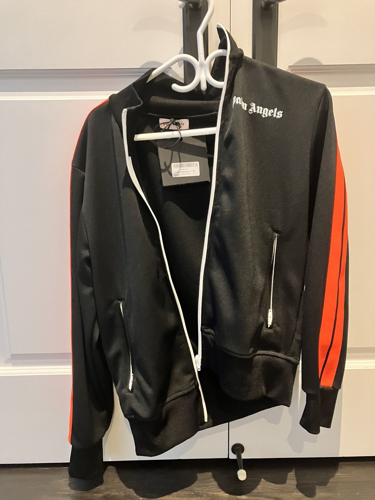 Palm Angels Palm angels black and orange track Zippy jacket Size US M / EU 48-50 / 2 - 1 Thumbnail
