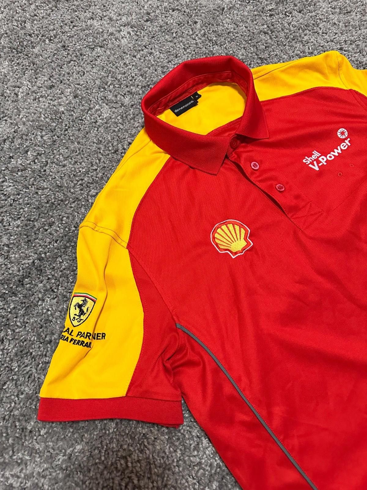 Ferrari Vintage Shell V-Power Ferrari Polo Shirt Racing F1 Size M Size US M / EU 48-50 / 2 - 3 Thumbnail