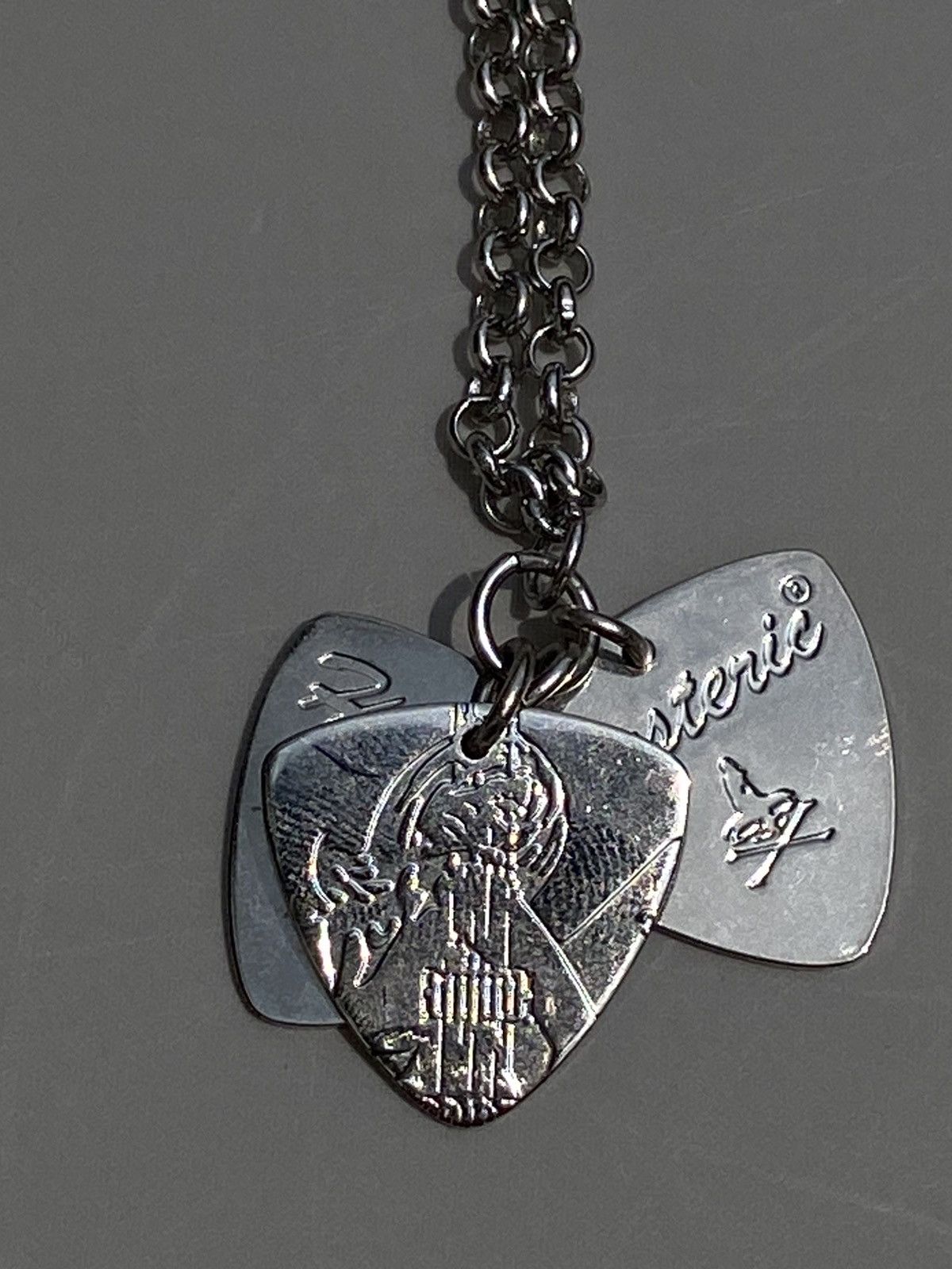 image of Hysteric Glamour Pick Necklace in Silver, Men's