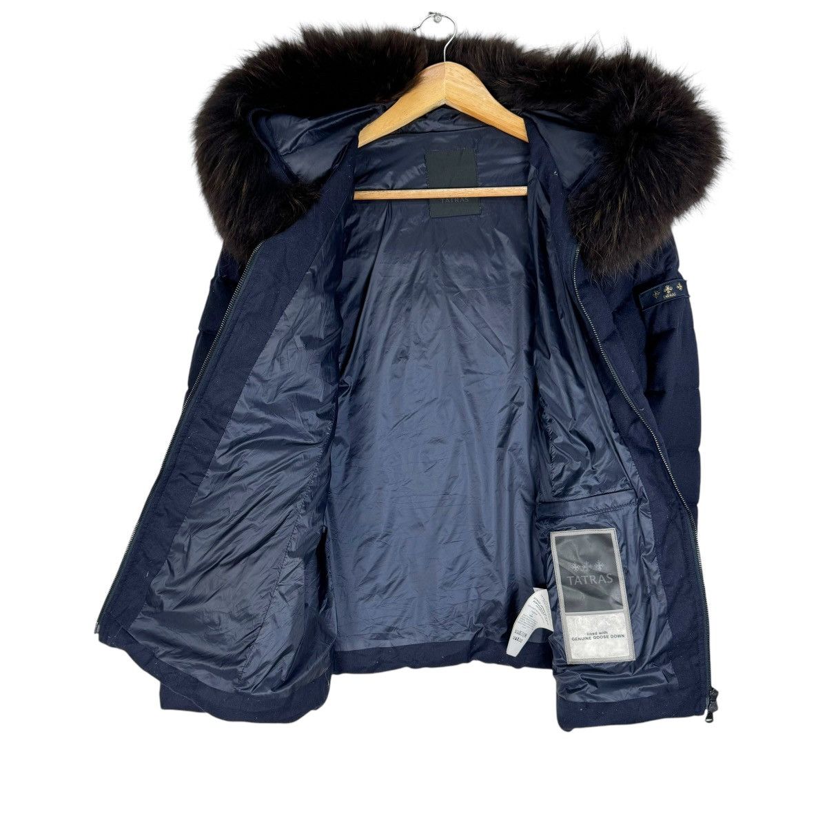 TATRAS 🌟TARTAS FUR HOODIE GOOSE DOWN JACKET Size M / US 6-8 / IT 42-44 - 7 Thumbnail